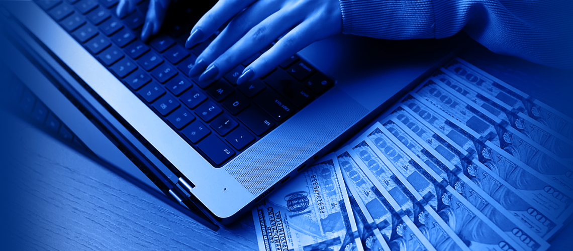 The gig economy is your path to freelancing potential. This image shows a freelancer and is connected to an article by CMTrading Partners.